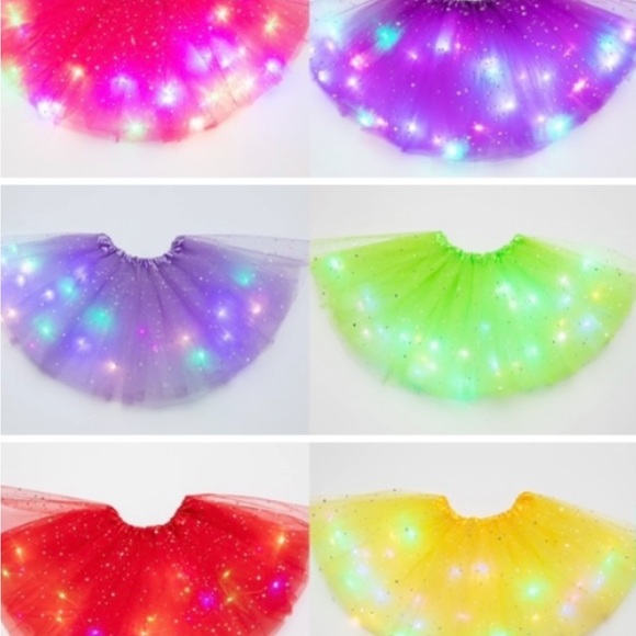 Light up tutu Sparkle LED Tutu Length 11" - Picture 3 of 8